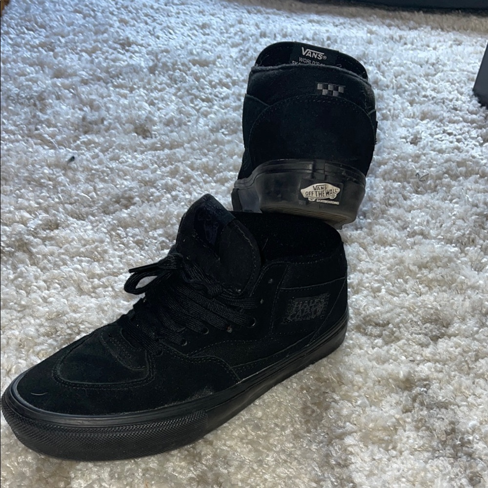 Vans Men's Black Mid-Top Sneakers 9.5